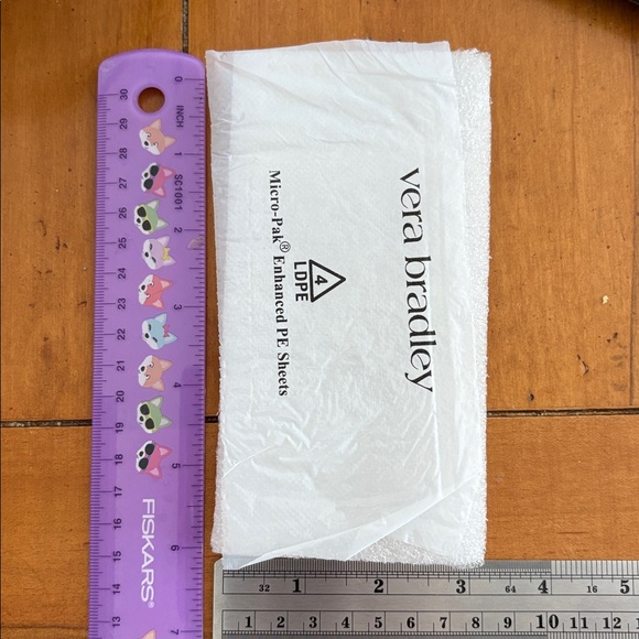 NEW Vera Bradley Black & White Leather Phone Wristlet Wallet Bloom Cottage Cream - Picture 13 of 14